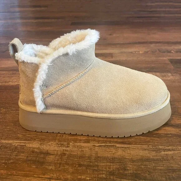 Koolaburra by UGG Women Koola Ultra Mini Platform Ankle Boot Size 9 - Picture 1 of 15